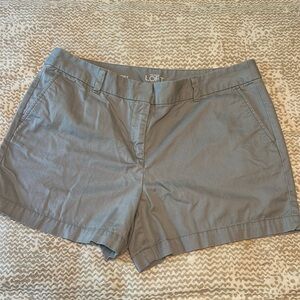Gray Ann Taylor Loft Shorts